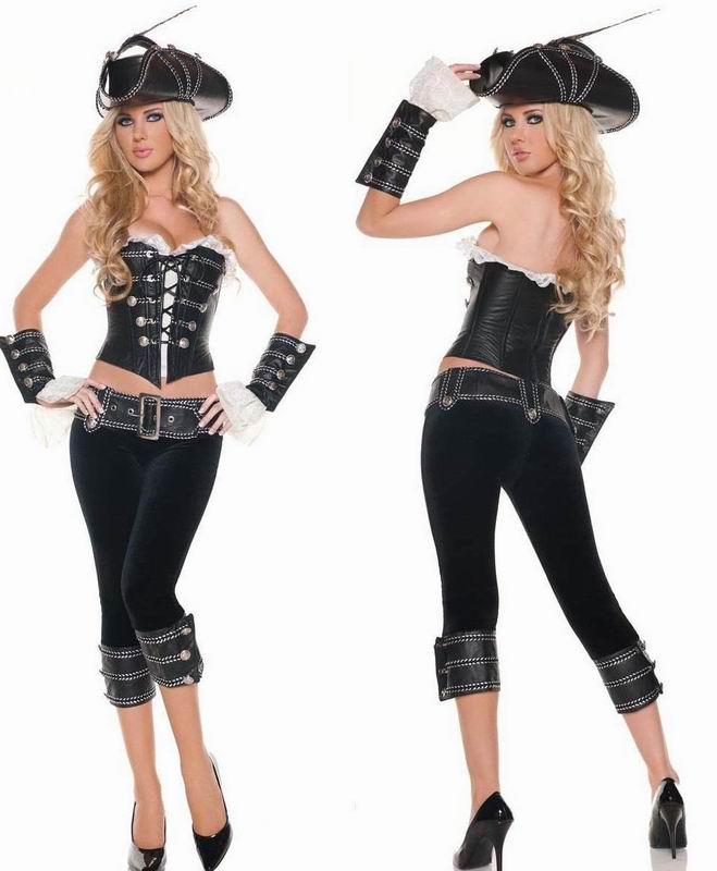 Deluxe Rogue Pirate With Pants Costume